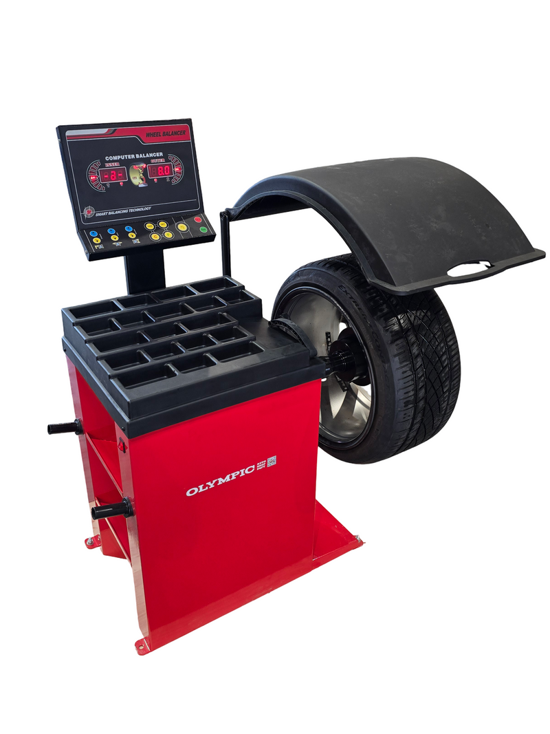 Olympic W820 Laser-Equipped 2D Wheel Balancer – 3-Year Warranty – Free Shipping