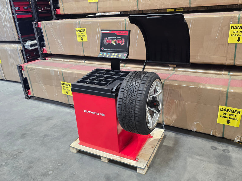 Olympic W820 Laser-Equipped 2D Wheel Balancer – 3-Year Warranty – Free Shipping