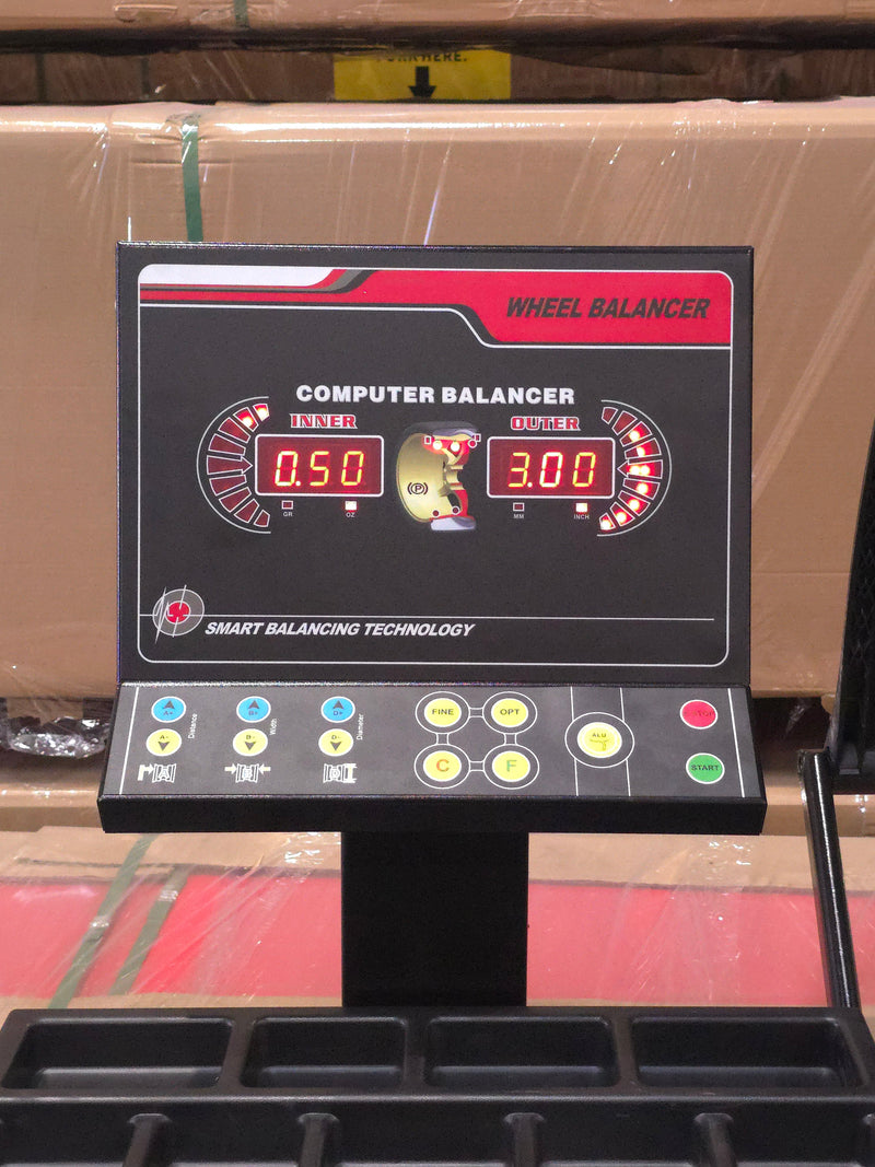 Olympic W820 Laser-Equipped 2D Wheel Balancer – 3-Year Warranty – Free Shipping