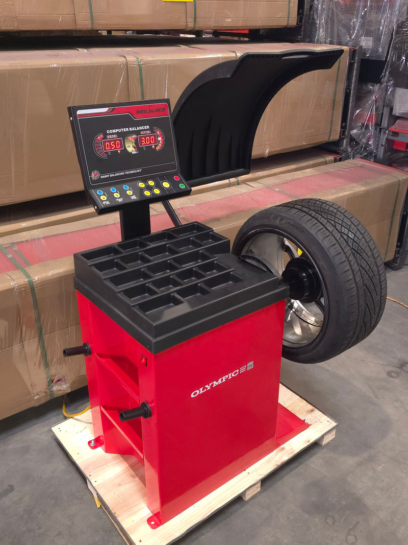 Olympic W820 Laser-Equipped 2D Wheel Balancer – 3-Year Warranty – Free Shipping