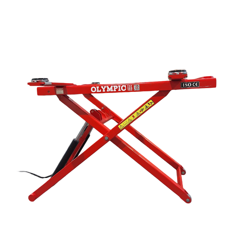 Olympic MRSL-6 6,000 lb Portable Mid-Rise Scissor Lift – 10-Year Warranty – Free Shipping