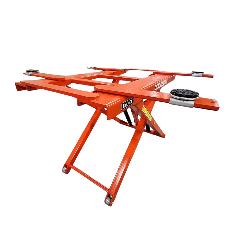 Olympic MRSL-6 6,000 lb Portable Mid-Rise Scissor Lift – 10-Year Warranty – Free Shipping