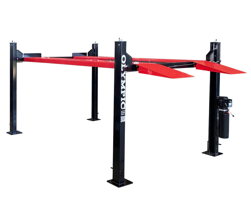 Olympic 4PML-9 9,000 lb Portable Car Storage & Maintenance Lift – 108″ W x 198″ L