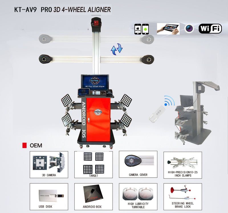 Katool KT-AV9 PRO Wheel Alignment Machine