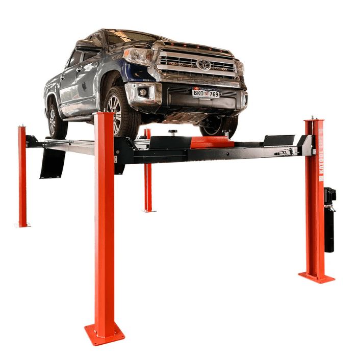 Katool 4-Post Alignment Lift - 15,000lb Capacity. Rolling Jack Included | KT-4H150