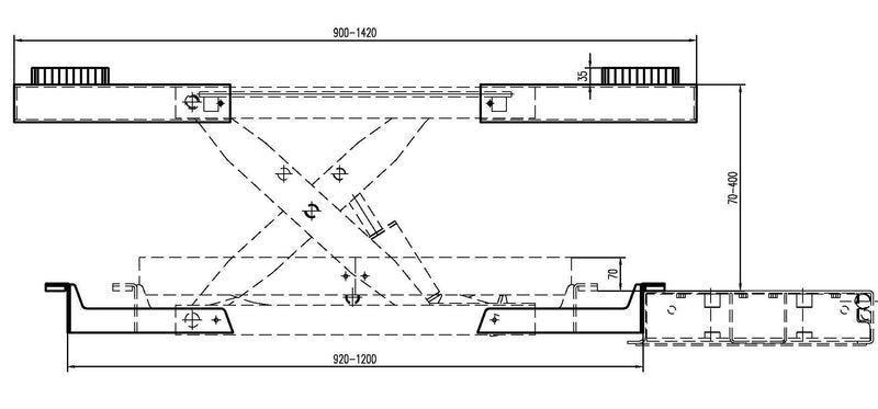 Hydraulic Rolling Jack