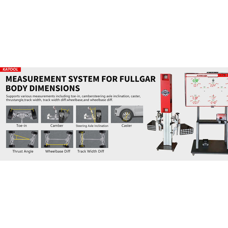 KATOOL KT-5DA 3D Wheel Alignment Machine