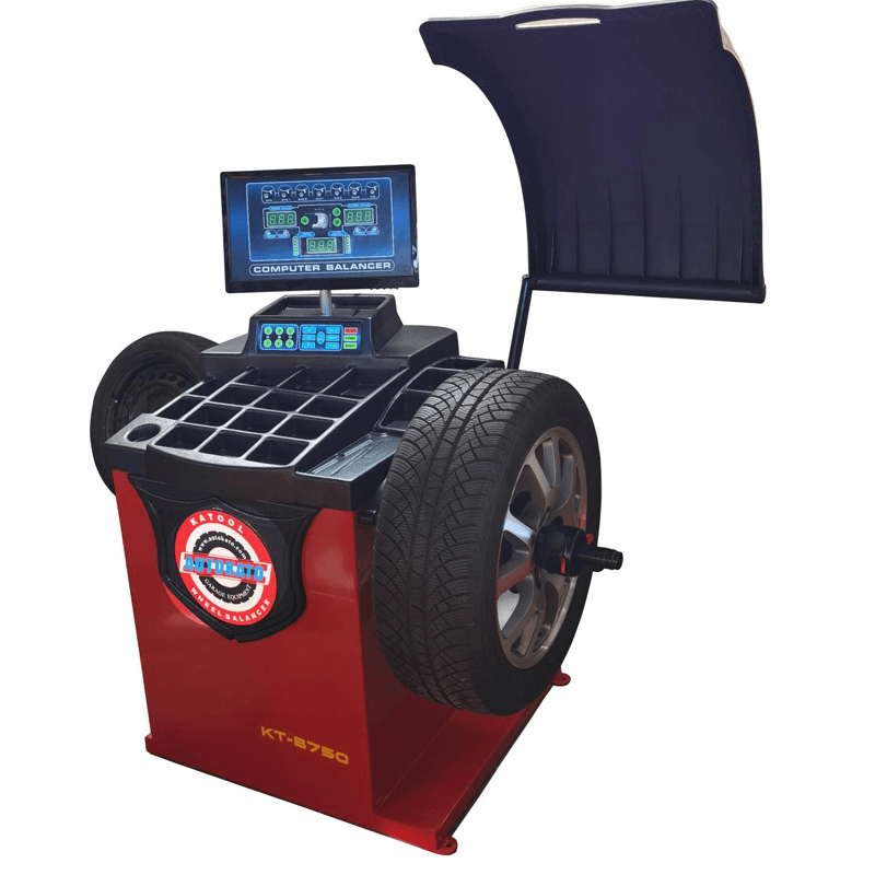 Katool KT-B750 Wheel Balancer - Laser & Automatic Ruler
