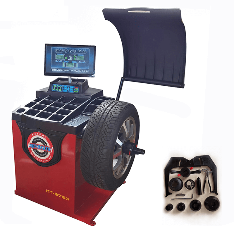 Katool KT-B750 Wheel Balancer - Laser & Automatic Ruler