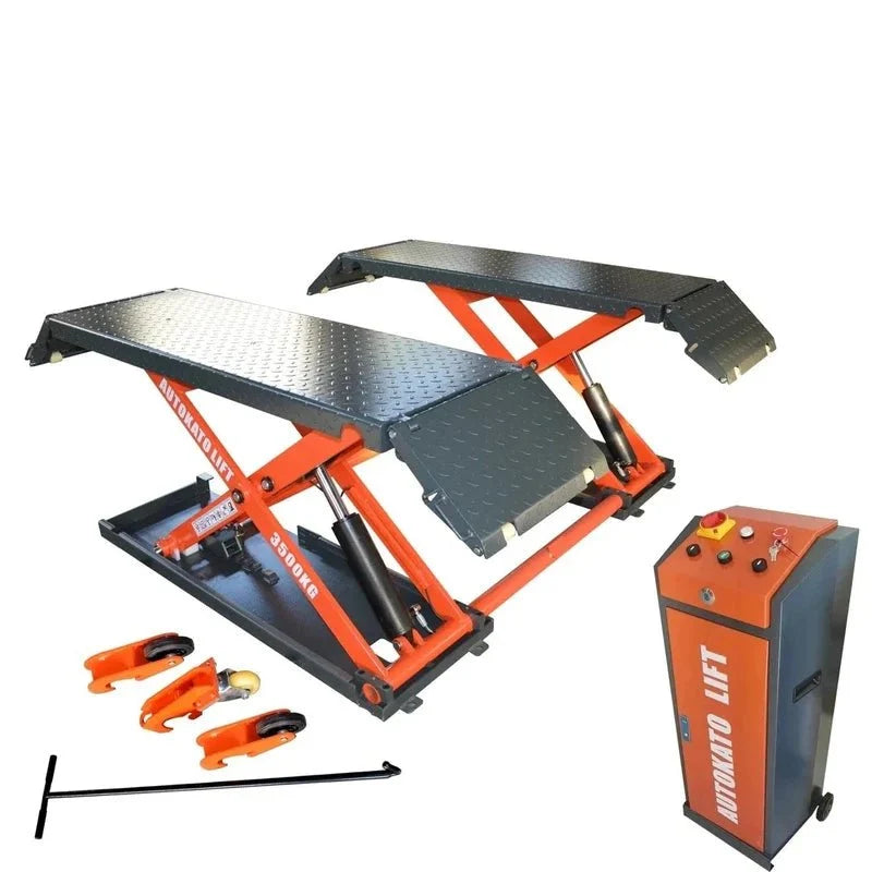 Katool KT-X85-Electric - Scissor Car Lift (8,000 lb, Mid-Rise)