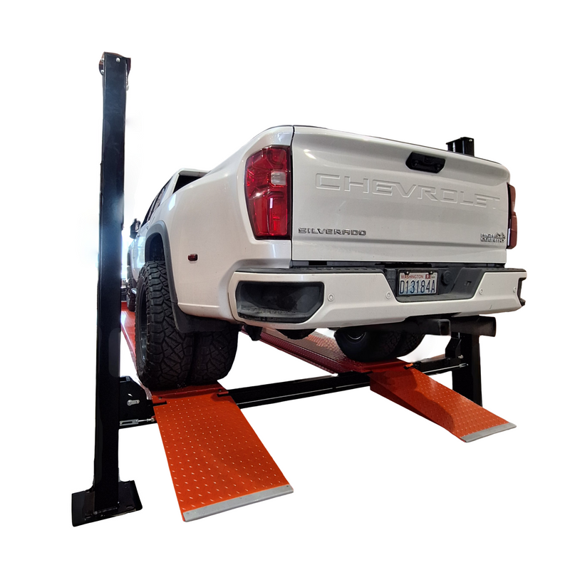 Olympic 4PXL-10 “The Dually” 10,000 lb Portable 4-Post Car & Truck Lift – Adjustable Width