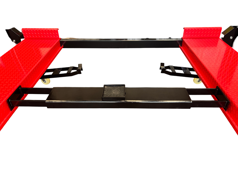 Olympic HDMBL-10 “The Skipper” 10,000 lb Portable Boat & Trailer Lift – Extra-Wide 4-Post Storage Lift with Adjustable Runway