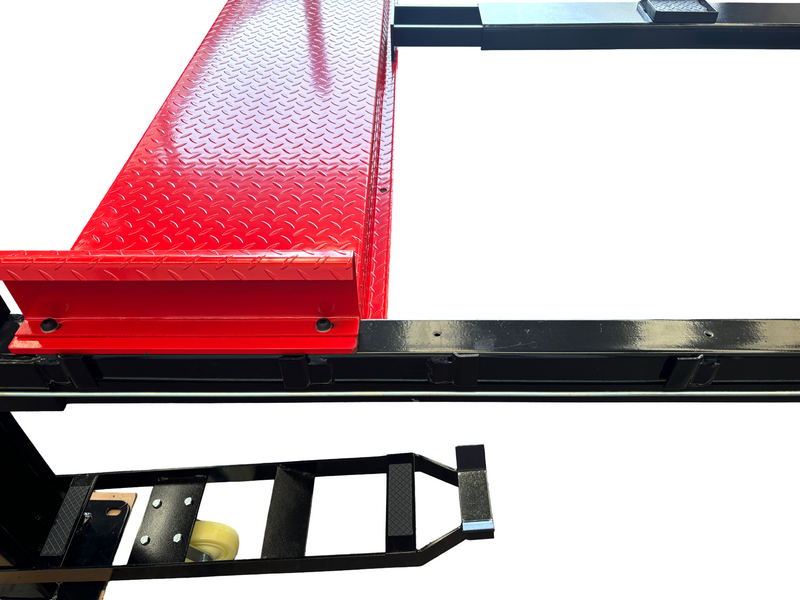Olympic HDMBL-10 “The Skipper” 10,000 lb Portable Boat & Trailer Lift – Extra-Wide 4-Post Storage Lift with Adjustable Runway