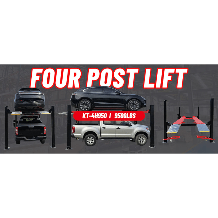 Katool 4 Post Storage Lift - 9,500lb Capacity | KT-4H950