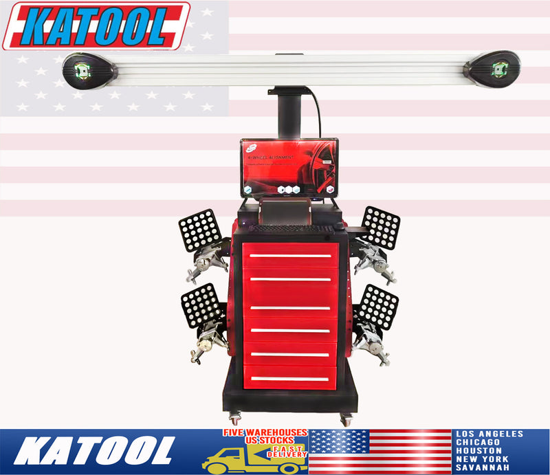 Wheel Alignment Machine Works on 2 Post & Scissor Lift--AV651
