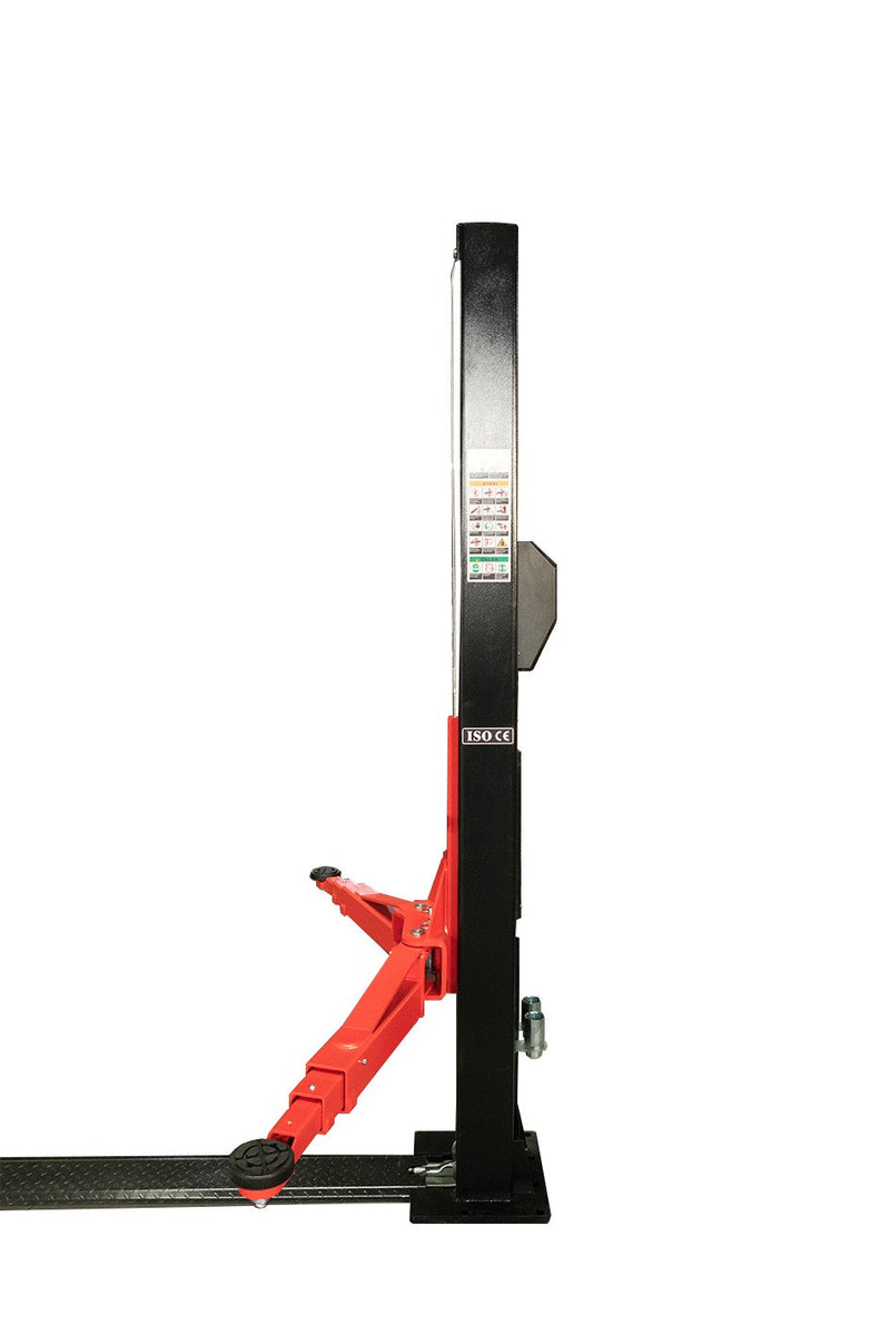 Olympic 2PBP-12 12,000 lb Heavy-Duty Base Plate 2-Post Vehicle Lift with 3-Stage Arms