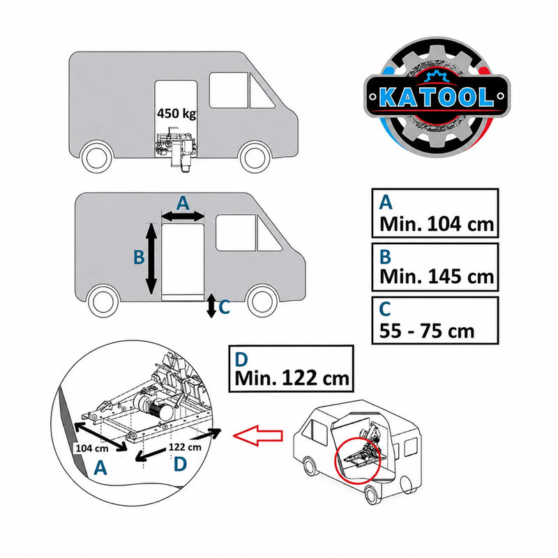 Katool KT-308 - Mobile Tire Changer