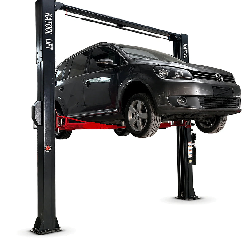 Katool AS110D - 2-Post Car Lift (11,000 lb, Asymmetric)