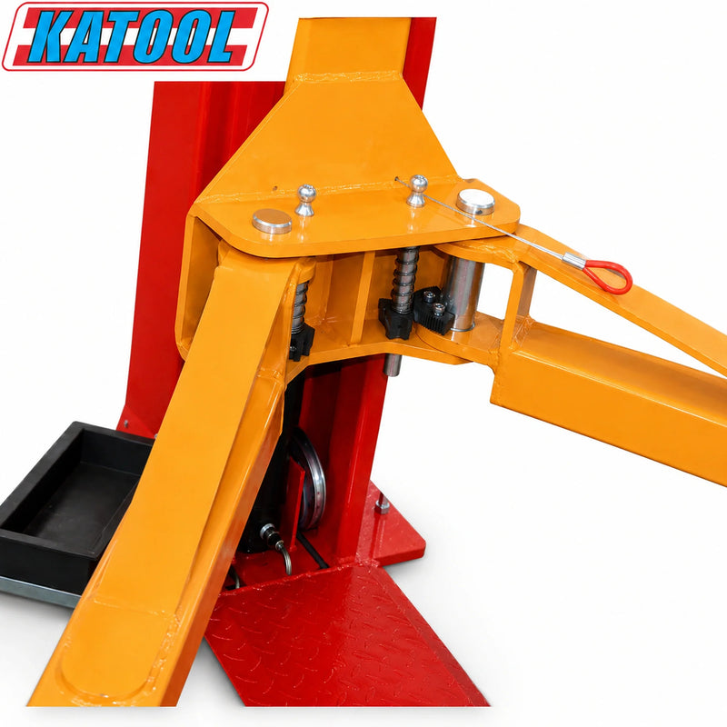 Katool KT-H100 - 2-Post Car Lift (10,000 lb, Floorplate)
