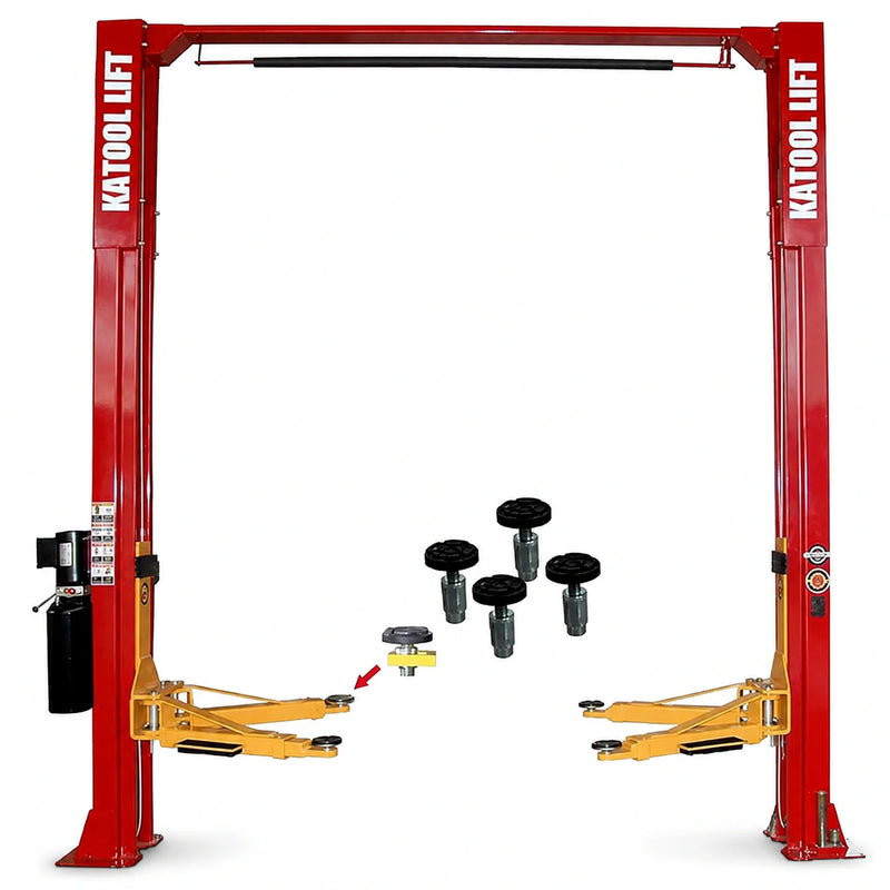Katool KT-M110 - 2-Post Car Lift (11,000 lb, Clearfloor)