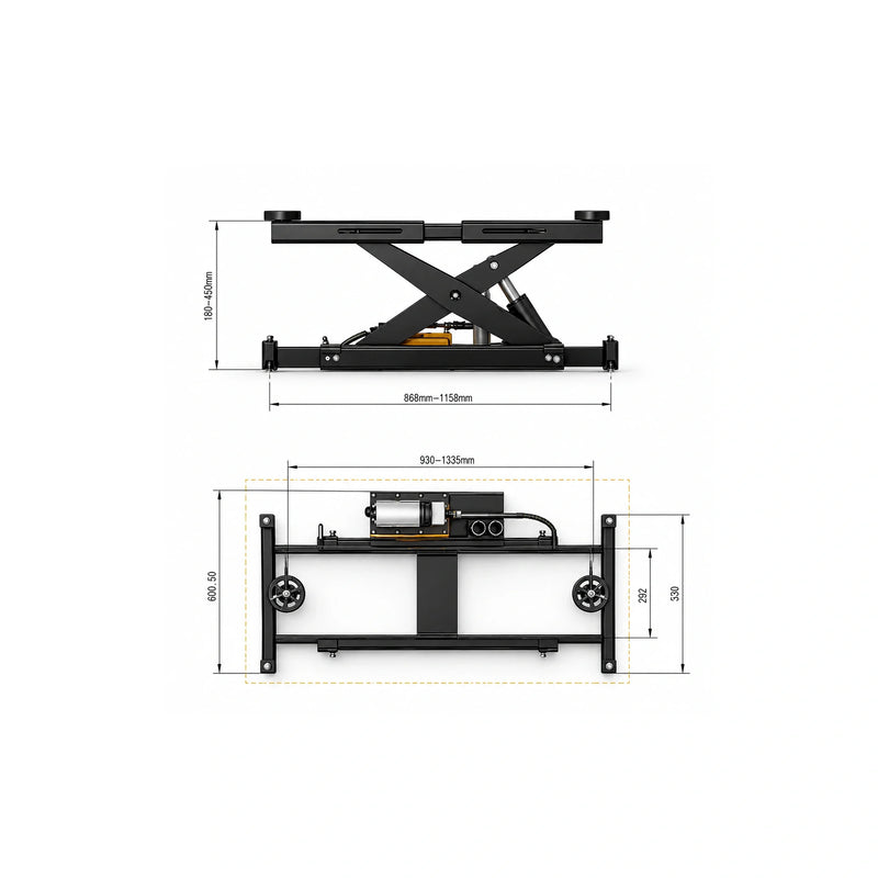 Katool KT-RJ70 - Rolling Jack (7,000 lb)