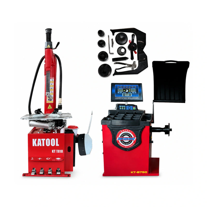 Katool KT-T810 + KT-B750 - Tire Changer and Balancer Combo