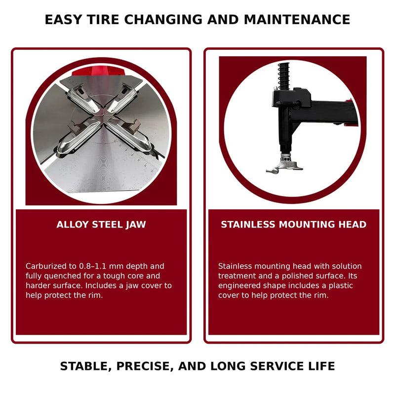 Katool KT-T810 - Tire Changer (Swing-Arm, Bead Blaster)