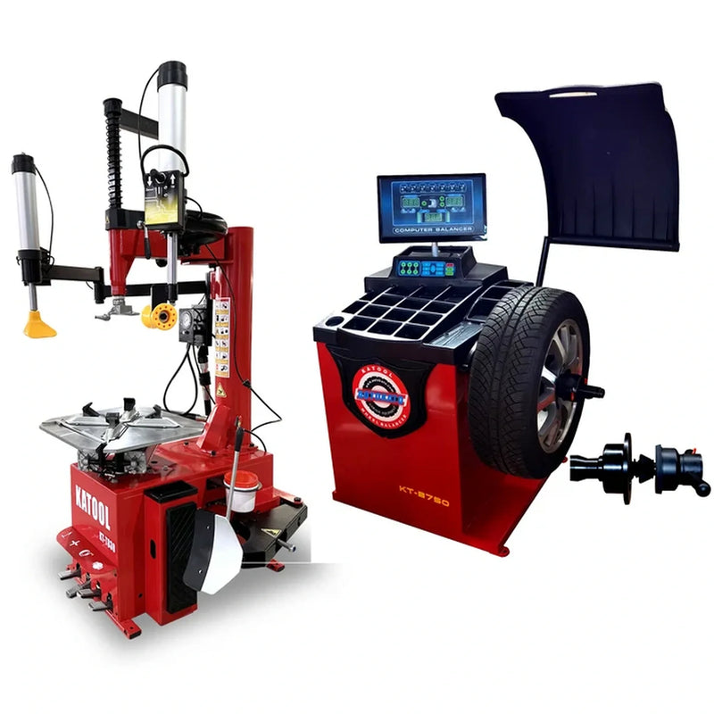 Katool KT-T830 + KT-B750 - Tire Changer and Balancer Combo