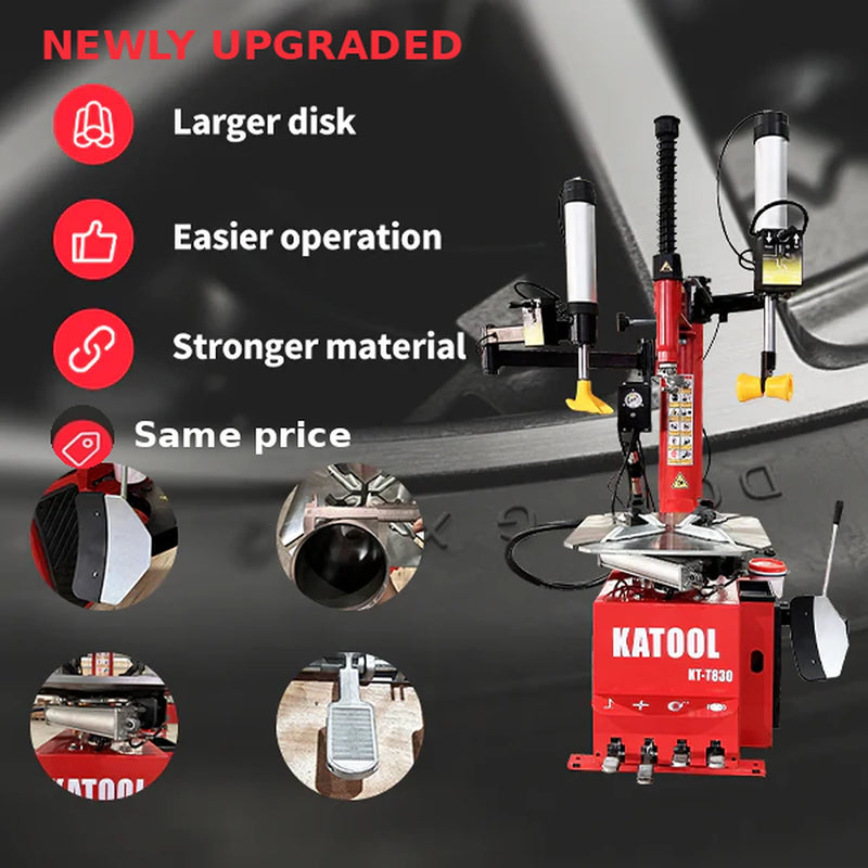Katool KT-T830 - Rim Clamp Tire Changer (Assist Arm)