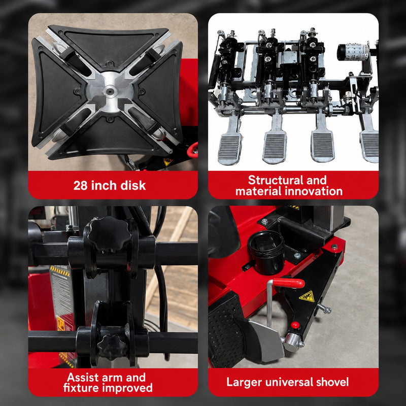 Katool KT-T855 - Tire Changer (Vertical Press)