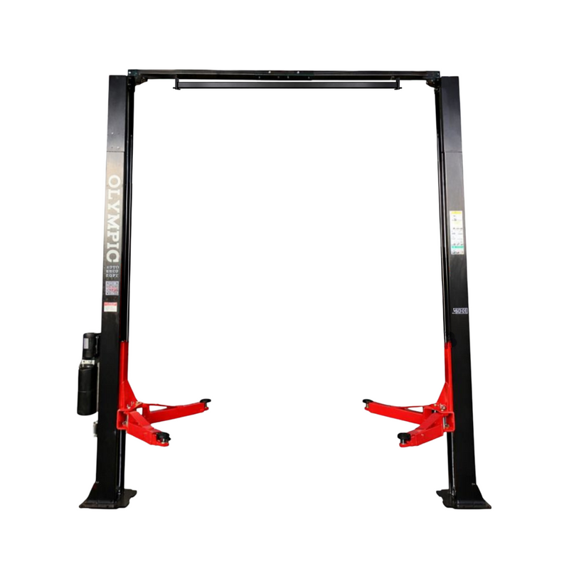 Olympic 2PCFHD-12 12,000 lb Heavy-Duty Extra-Wide Extra-Tall 2-Post Clear Floor Car Lift – 10-Year Warranty
