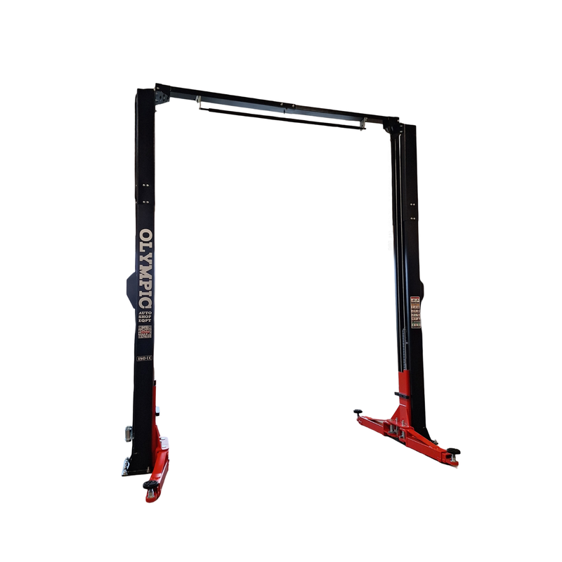 Olympic 2PCFHD-12 12,000 lb Heavy-Duty Extra-Wide Extra-Tall 2-Post Clear Floor Car Lift – 10-Year Warranty