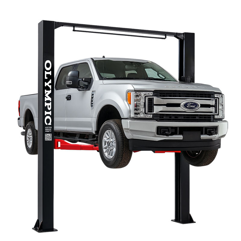 Olympic 2PCFHD-15 15,000 lb Heavy-Duty 2-Post Clear Floor Vehicle Lift