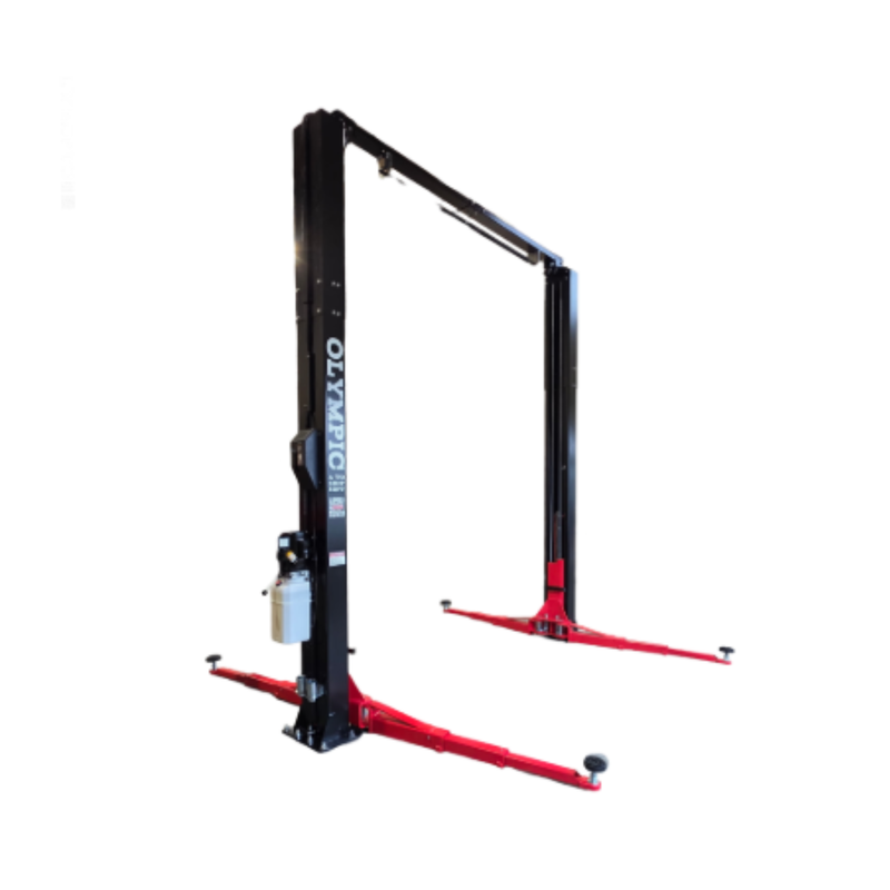 Olympic 2PCFXL-10 10,000 lb 2-Post Clear Floor Lift – 3-Stage Arms
