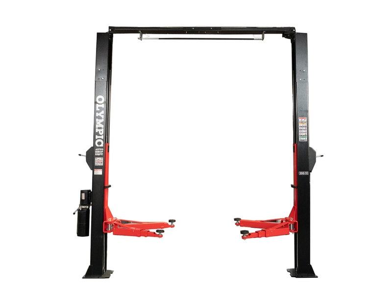 Olympic 2PDDA-10 10,000 lb Direct-Drive 2-Post Symmetric/Asymmetric Vehicle Lift