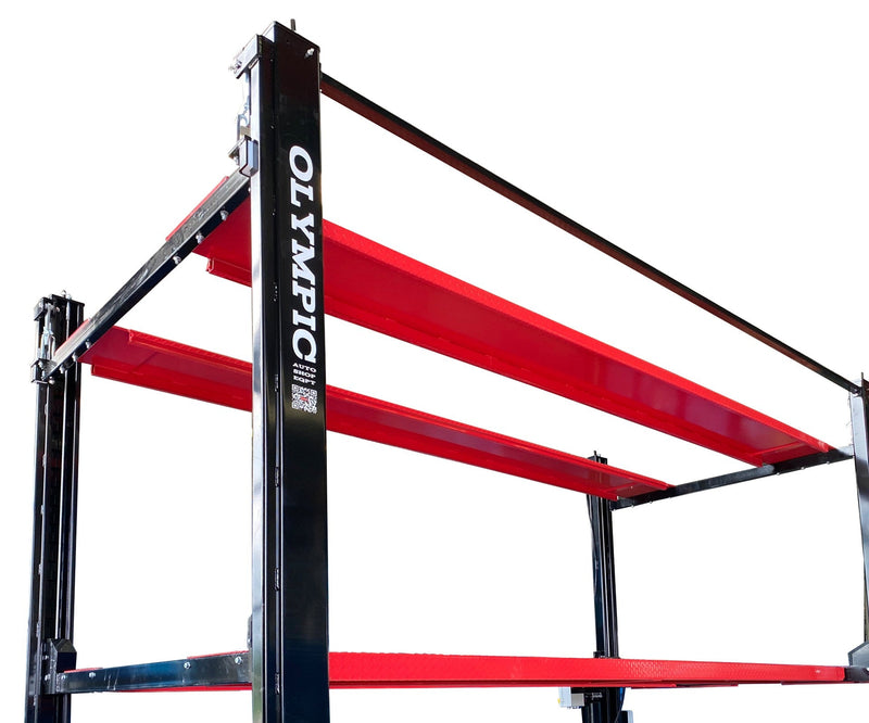 Olympic 4032-S Triple Stacker-S Three-Level 3-Car Storage Lift – 11,000 lb. Total Capacity
