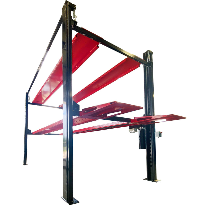 Olympic 4032-S Triple Stacker-S Three-Level 3-Car Storage Lift – 11,000 lb. Total Capacity