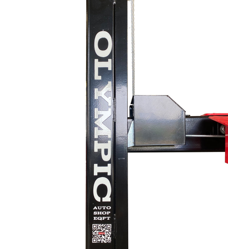 Olympic 4PC-6 Little Buddy 6,000 lb Compact Portable 4-Post Car Storage & Maintenance Lift – Low-Profile Vehicle Lift – 10-Year Warranty – Free Shipping