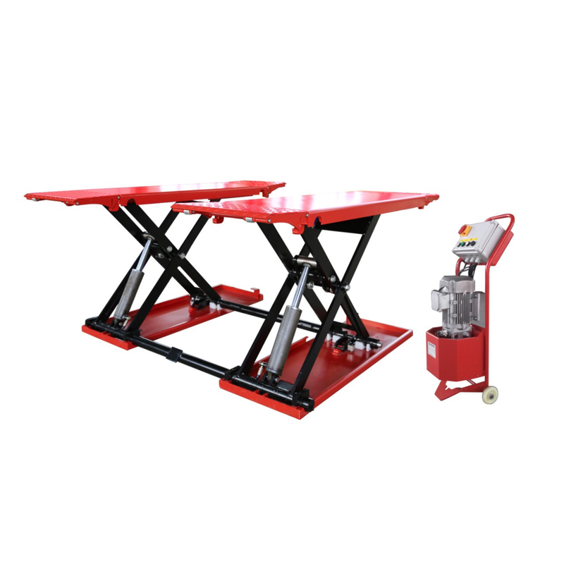 Olympic MRSL-75 7,500 lb Portable Mid-Rise Scissor Car Lift – 39" Lift Height, 110V, 3HP