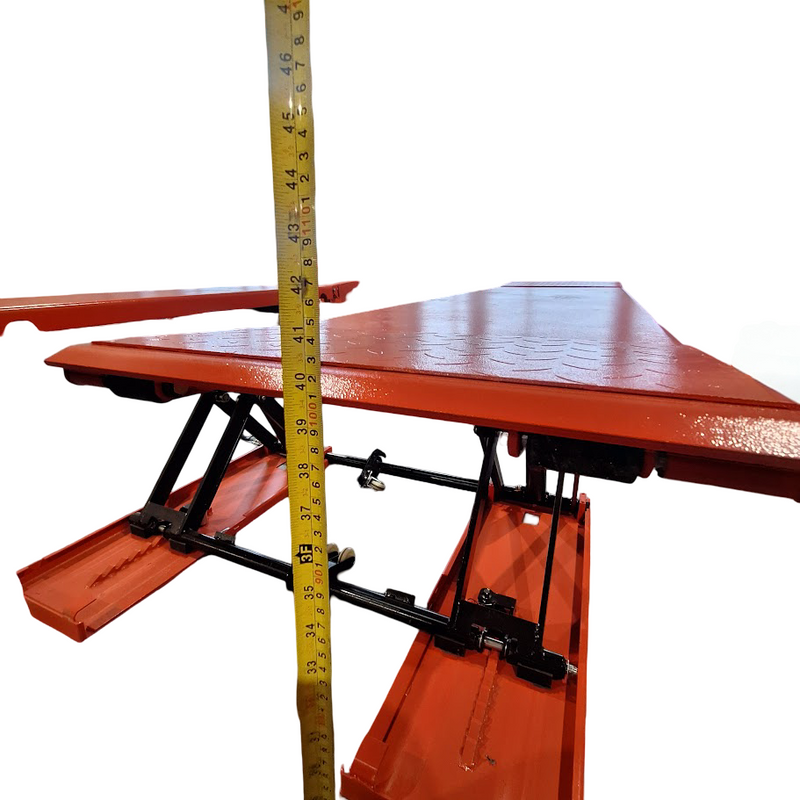 Olympic MRSL-75 7,500 lb Portable Mid-Rise Scissor Car Lift – 39" Lift Height, 110V, 3HP