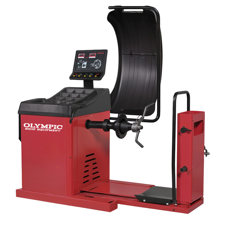 Olympic W690 Automatic Truck Wheel Balancer with Lift Assist – 3-Year Warranty – Free Shipping